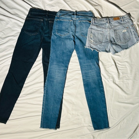 JEANS LOT 2 pairs of pants and 1 short for $45 (Joe’s, Garage) - Picture 2 of 3